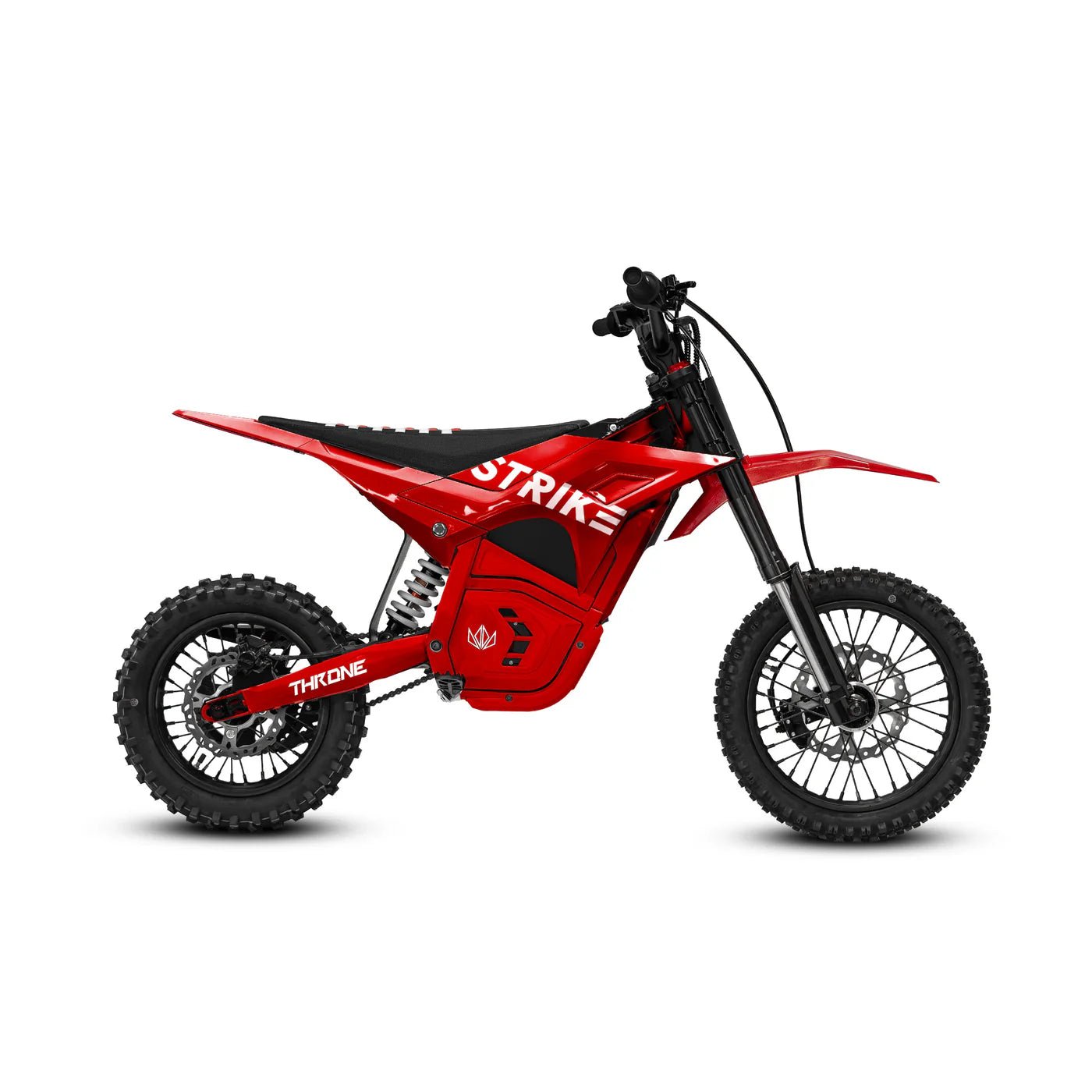 Strike Shadow 48v Electric Dirt Bike for Kids & Youth by Throne Cycles - Image 2