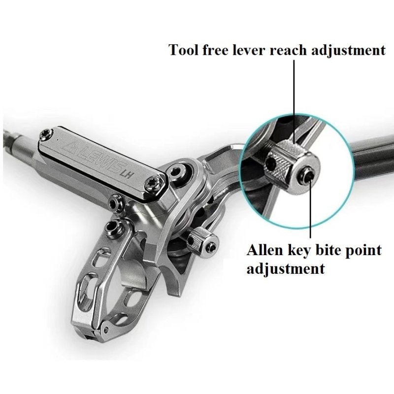 Lewis Tech LH4 Axial Cylinder 4 Pistons Hydraulic Disc Brake - Image 2