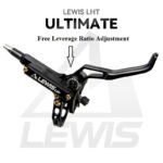 Lewis - LHT Ultimate Brake Set - Titanium bolts & Pistons - Black EZmtb K28 Hoses - Image 2