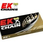 520 MVXZ Quadra-X Ring Chain-130 Link | By EK Chain | For Street and Electric Motorcycles Using 520 Chain