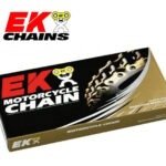 EK 520 SRX Gold Quadra-X Ring Chain | By EK Chain | For Electric and Street Motorcycles