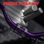 Prickly Handlebar & Bar Mount Combo with SCOTT Mellow Grips | Handle bar Kit | by Prickly Motorsports & SCOTT | for Emoto