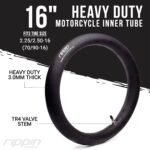 70/90-16 (2.25/2.5-16) Heavy Duty 16" Inner Tube | 3mm Thick - Image 2
