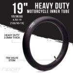 100/90-19 (4.10 x 19) Heavy Duty 19" Inner Tube 3mm Thick - Image 2