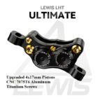 Lewis - LHT Ultimate Brake Set - Titanium bolts & Pistons - Black EZmtb K28 Hoses