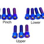 EXT Fork Titanium Bolt 11 Piece kits