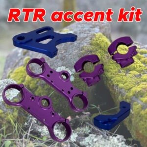RTR Accent Kit | Colored Bar Clamps, Brake Bracket & Triple Clamps | By Electro & Co