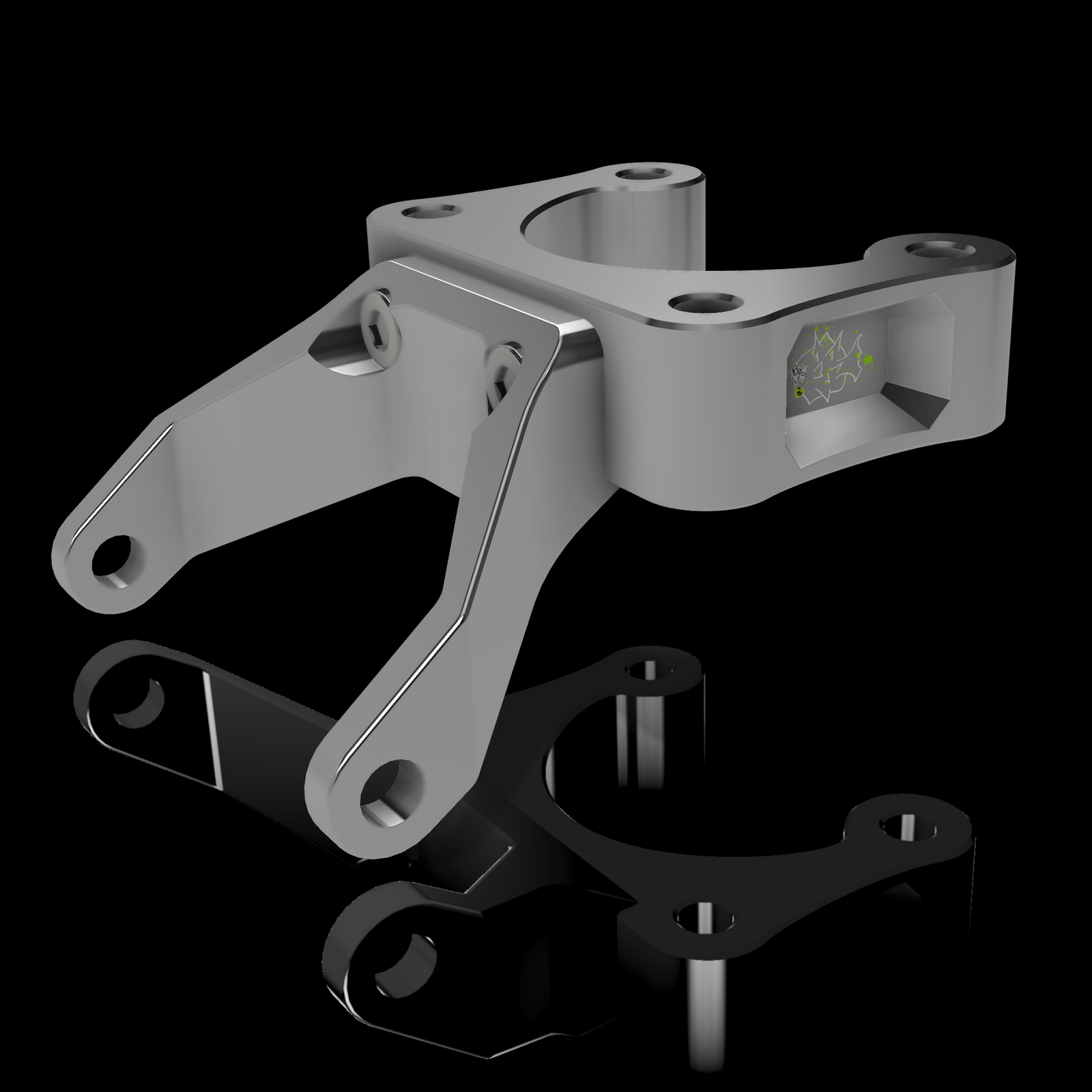 S2 Headlight Mount | Prickly Direct Mount Risers | By Prickly Motorsports