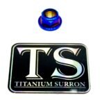 Titanium Lock Nut - M8x1.25